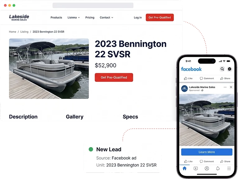 facebook listing